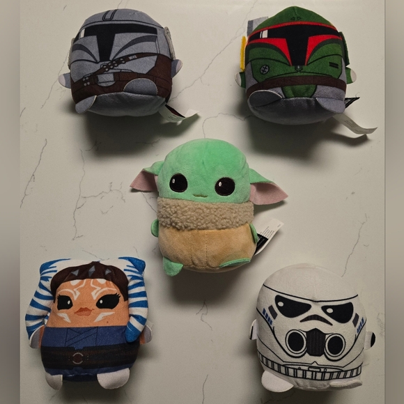 Star Wars | Toys | Star Wars The Mandalorian Cuutopia Plush Set Of 5 ...